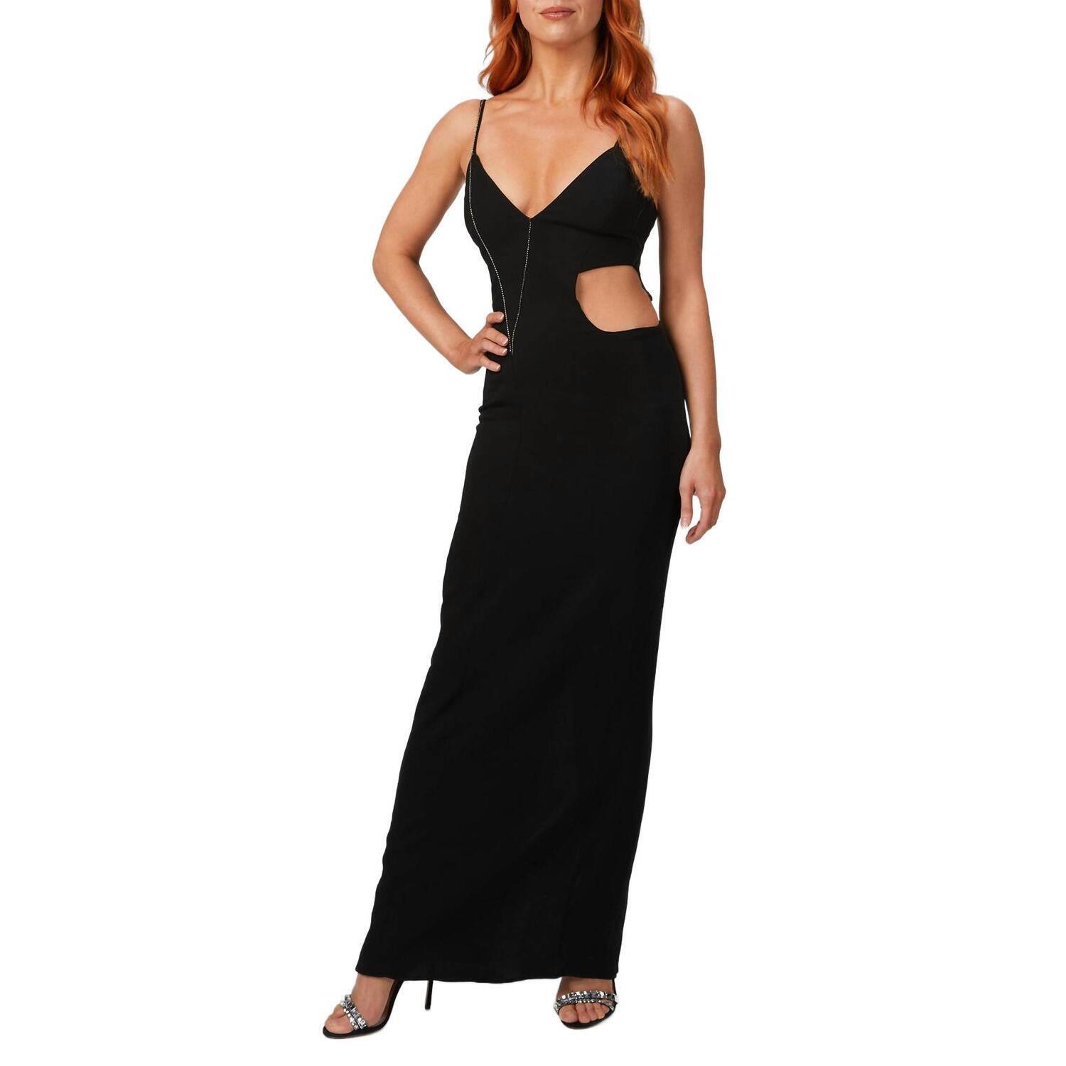 New Byvarga Nancy Skinny Dress In Black